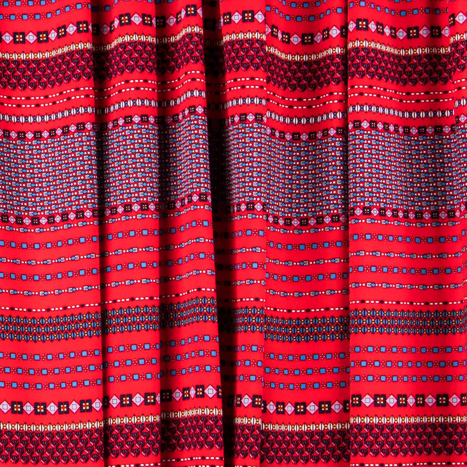 Crêpe De Satin Bordure Corail - Ribes y Casals