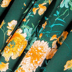 Crêpe Satin Hiver Vert - Ribes y Casals