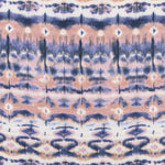 Crêpe Tie Dye Ethnique Bleu - Ribes y Casals