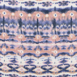Crêpe Tie Dye Ethnique Bleu - Ribes y Casals