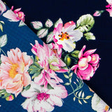 Crêpe Fleurs Jerez Nuit - Ribes y Casals