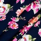 Crêpe Fleurs Jerez Nuit - Ribes y Casals