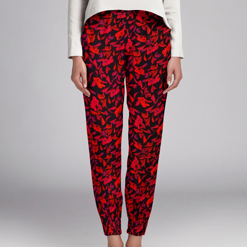 Crêpe Viscose Amsterdam Rouge - Ribes y Casals