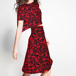 Crêpe Viscose Amsterdam Rouge - Ribes y Casals