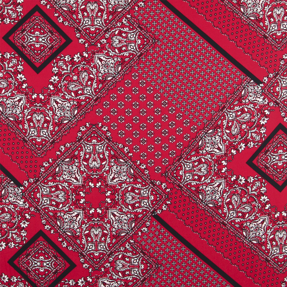 Crêpe Viscose Arabe Rouge - Ribes y Casals
