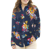 Viscose Cigognes Noir - Ribes y Casals