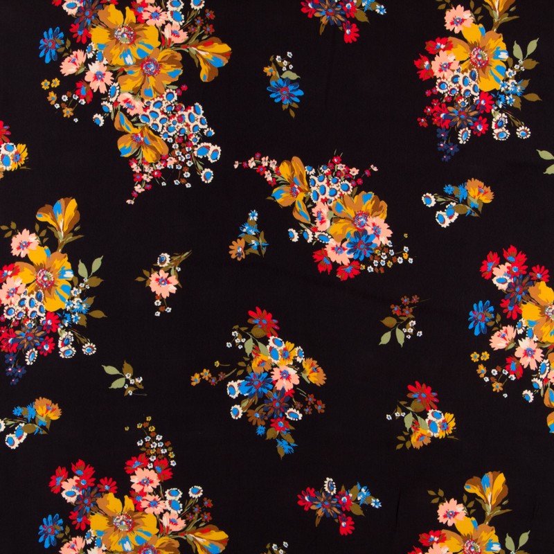 Viscose Cigognes Noir - Ribes y Casals