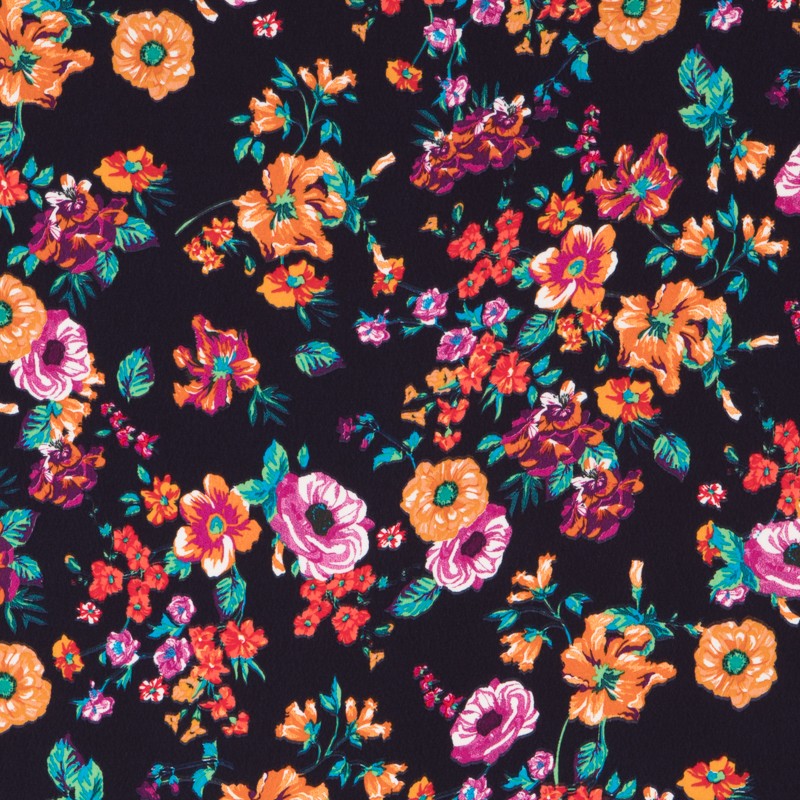 Crêpe Viscose Bruges Violet - Ribes y Casals