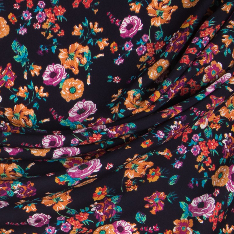 Crêpe Viscose Bruges Violet - Ribes y Casals