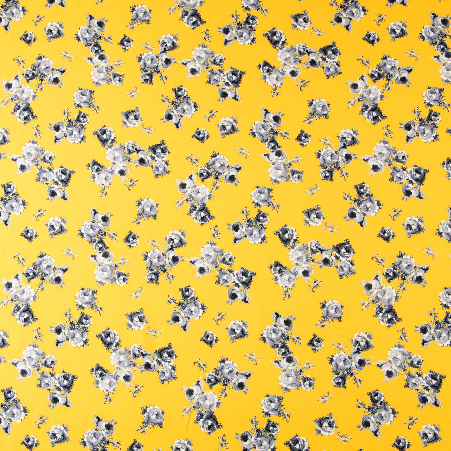 Crêpe Viscose Crétonne Jaune - Ribes y Casals