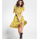 Crêpe Viscose Crétonne Jaune - Ribes y Casals