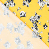 Crêpe Viscose Crétonne Jaune - Ribes y Casals