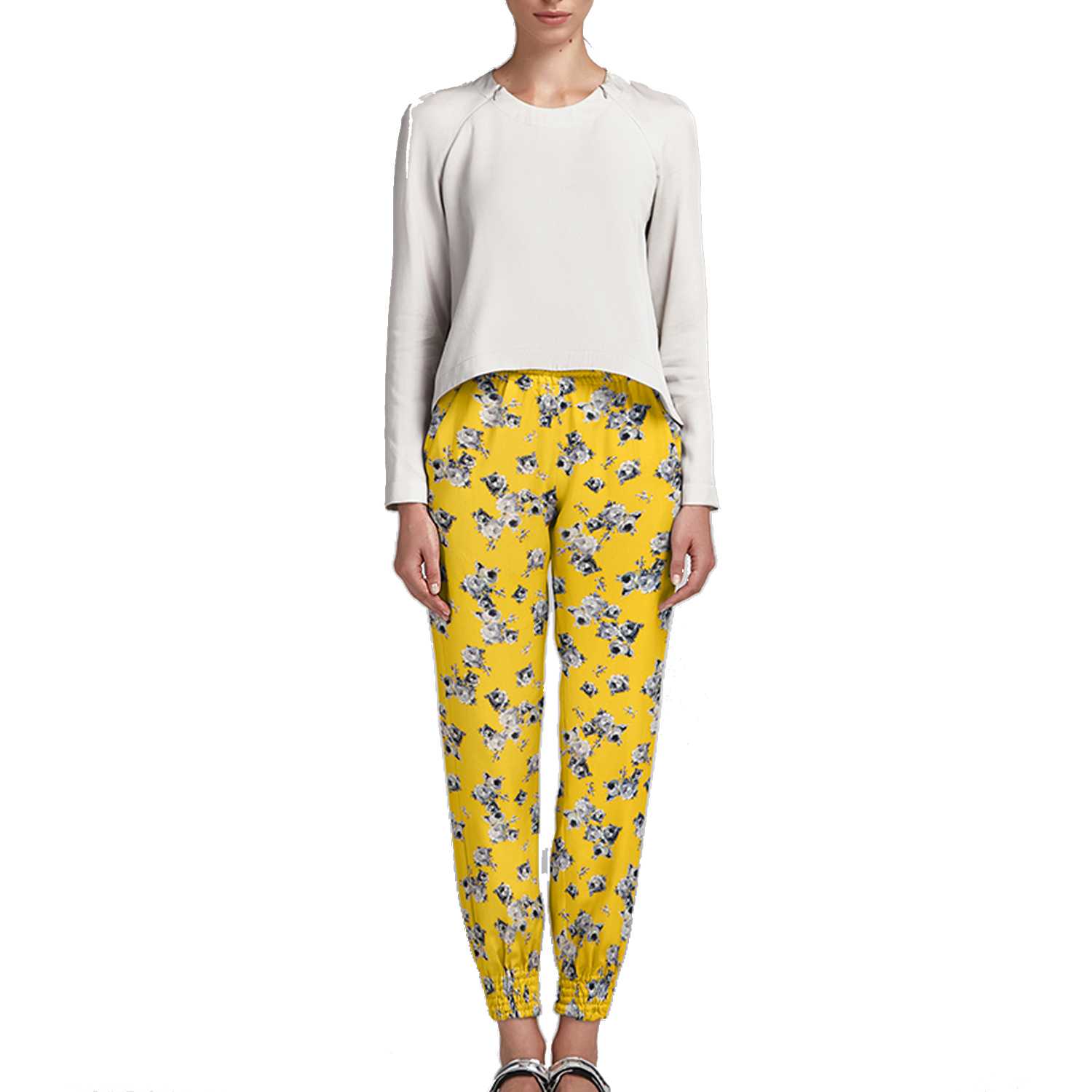 Crêpe Viscose Crétonne Jaune - Ribes y Casals