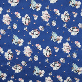 Crêpe Viscose Pissenlit Bleu Soutenu - Ribes y Casals