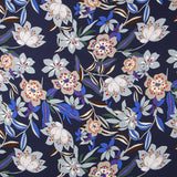Crêpe Viscose Florale Nuit - Ribes y Casals