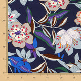 Crêpe Viscose Florale Nuit - Ribes y Casals