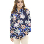 Crêpe Viscose Florale Nuit - Ribes y Casals