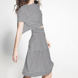 Crêpe Viscose pied de poule - Ribes y Casals