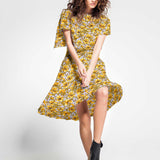 Viscose Pois Vert Forêt - Ribes y Casals