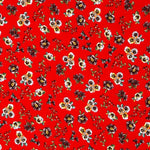 Mousseline Floral Rouge - Ribes y Casals