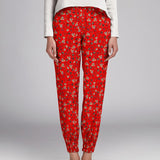 Mousseline Floral Rouge - Ribes y Casals