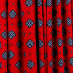 Crêpe De Satin Bordure Corail - Ribes y Casals