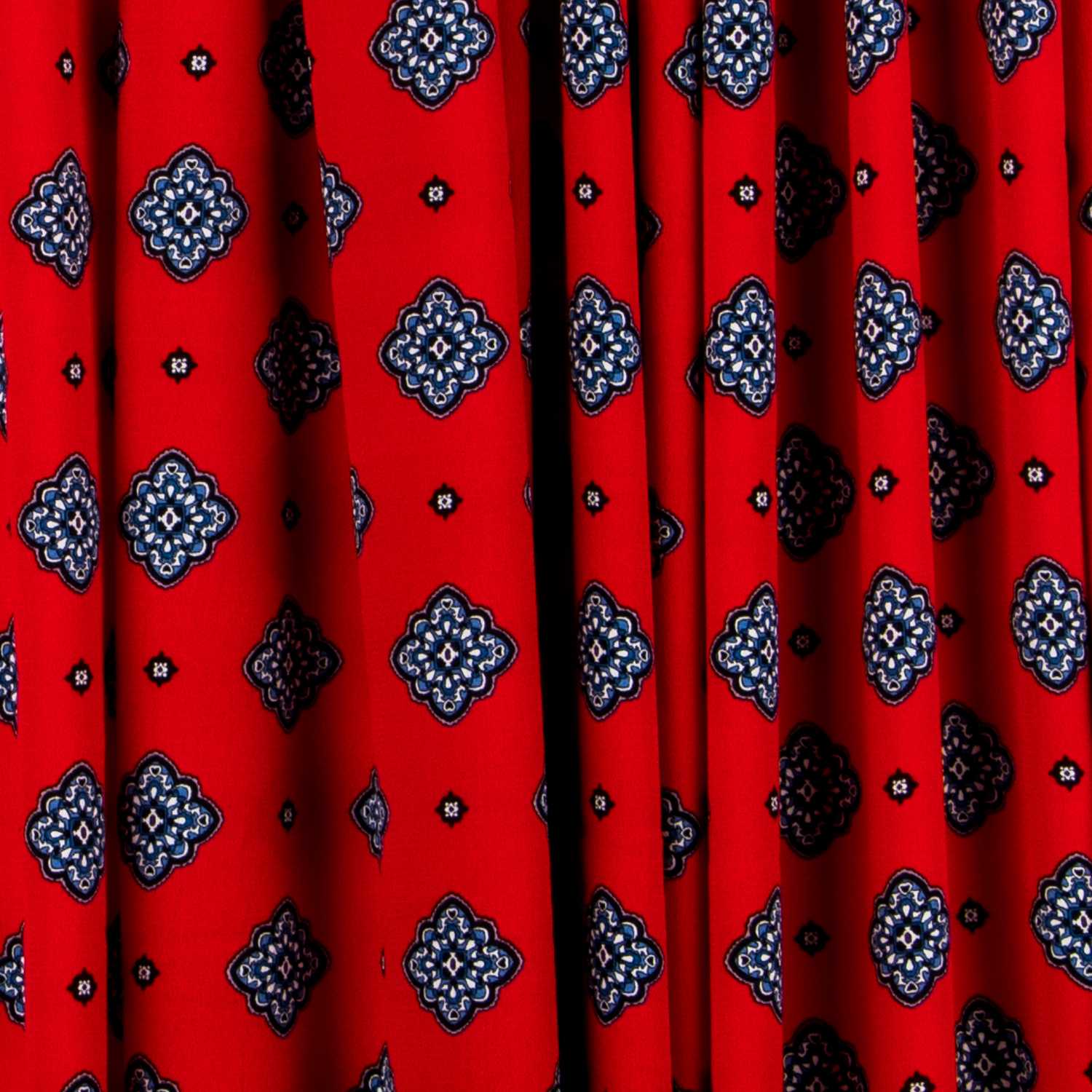 Crêpe De Satin Bordure Corail - Ribes y Casals