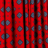 Crêpe De Satin Bordure Corail - Ribes y Casals