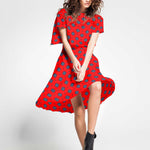 Crêpe De Satin Bordure Corail - Ribes y Casals