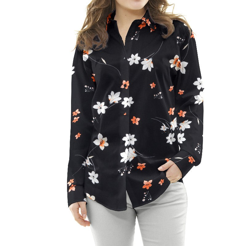 Crepe Viscose Sakura Noir - Ribes y Casals