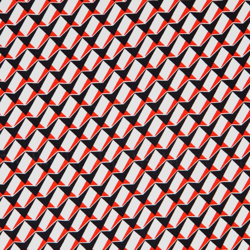 Mousseline Floral Rouge - Ribes y Casals