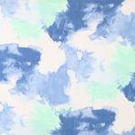 Crêpe Tie Dye Turquoise - Ribes y Casals