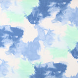 Crêpe Tie Dye Turquoise - Ribes y Casals