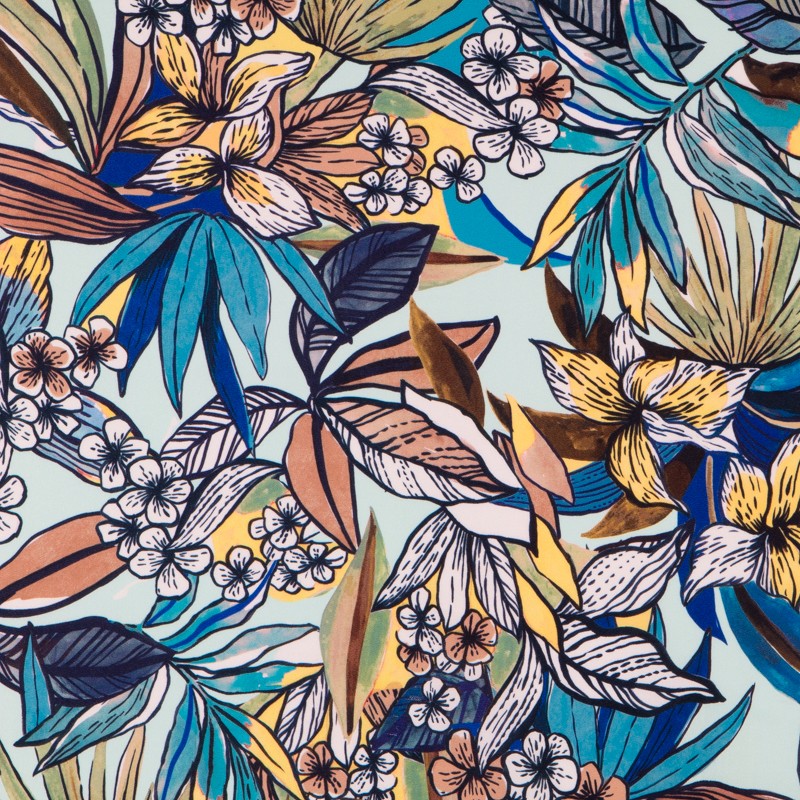 Viscose Ethnique Bleu - Ribes y Casals