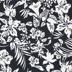 Crêpe Viscose Tropicale Noire - Ribes y Casals