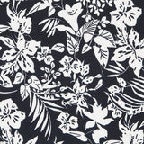 Crêpe Viscose Tropicale Noire - Ribes y Casals