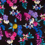 Crepe Viscose Tropical Noir - Ribes y Casals