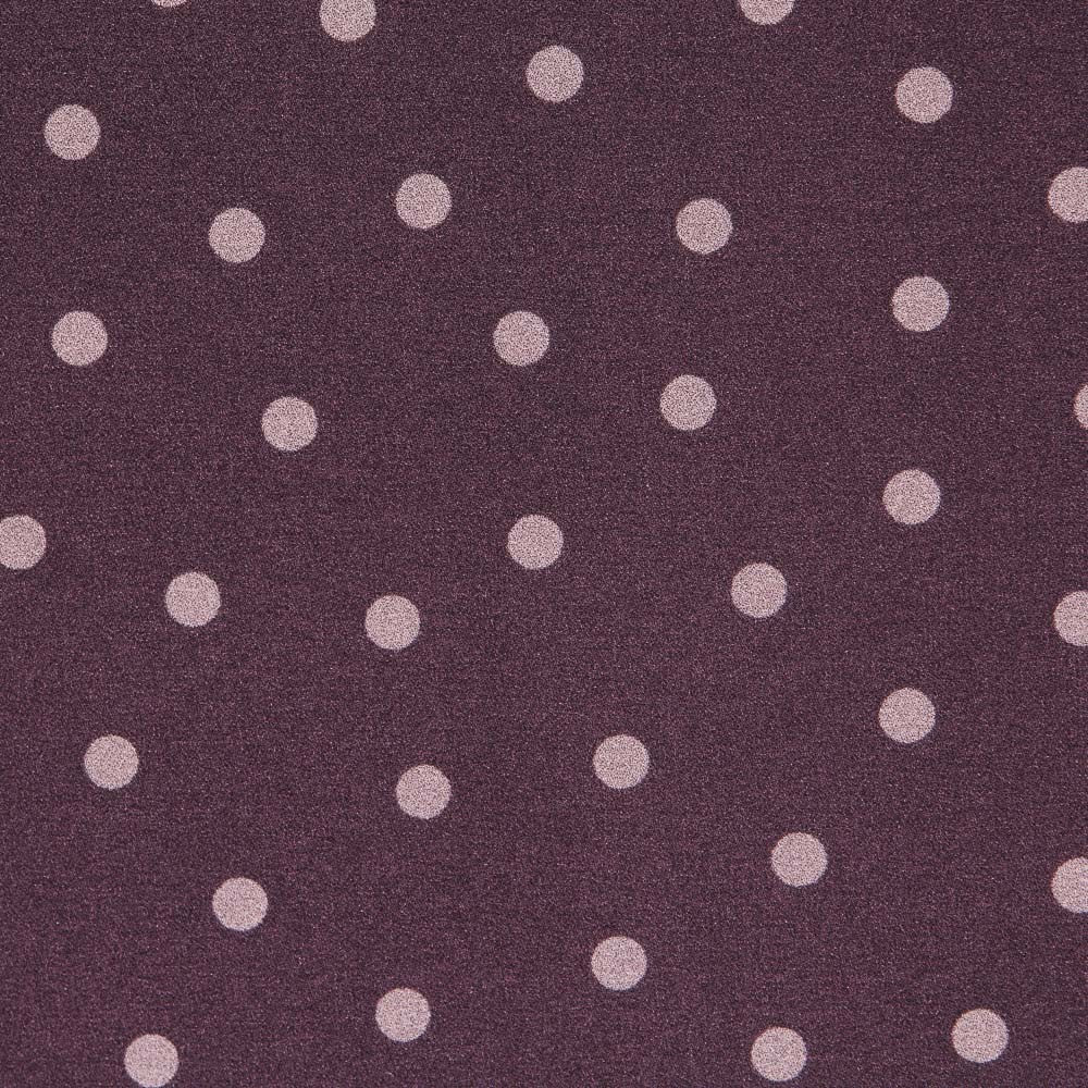 Crêpe Hiver Pois Pourpre - Ribes y Casals