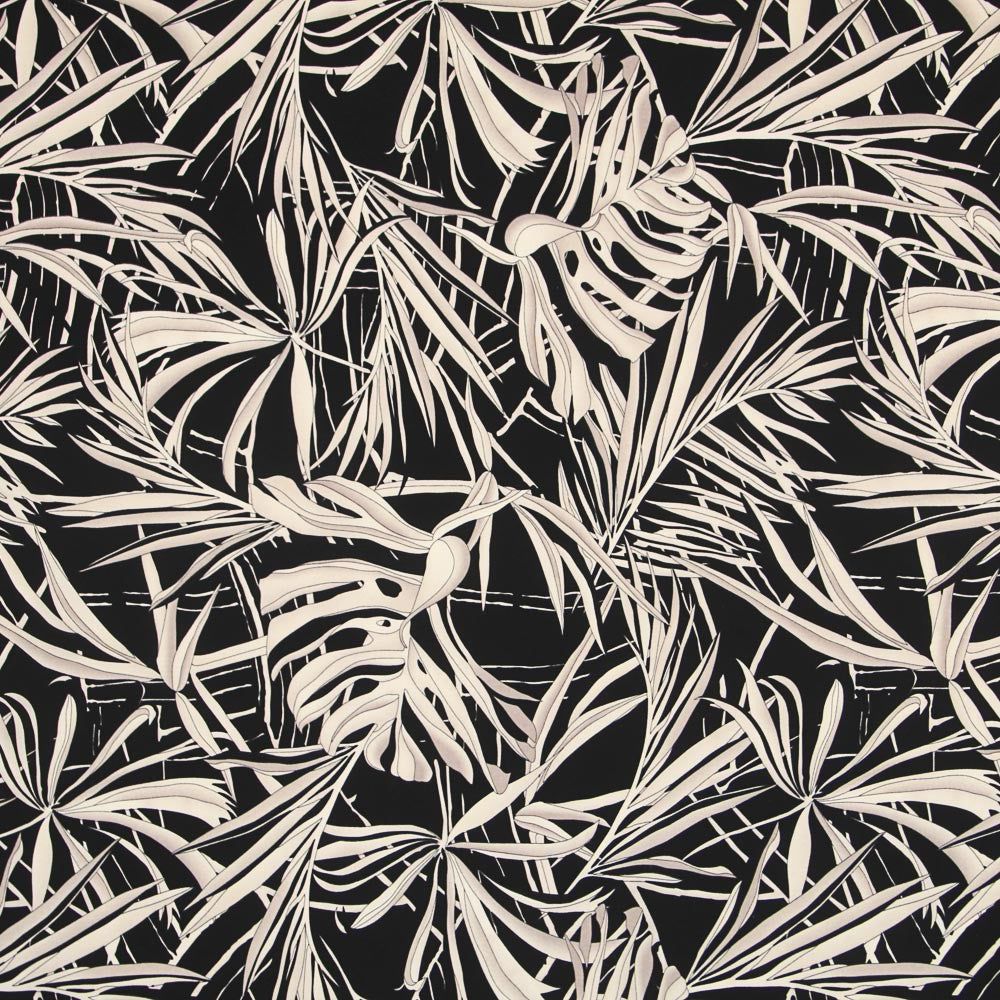 Crêpe Hiver Tropicale Noir - Ribes y Casals