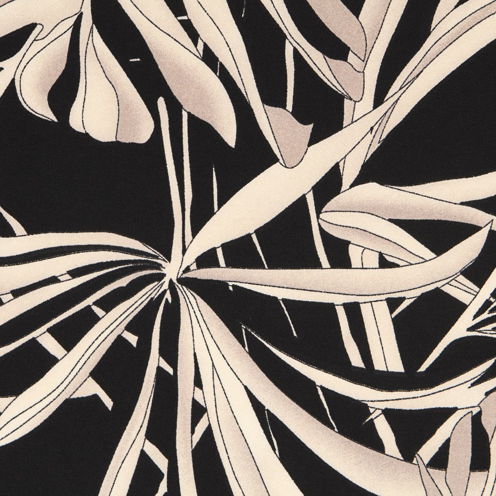 Crêpe Hiver Tropicale Noir - Ribes y Casals