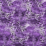 Crêpe Animal Print Lilas - Ribes y Casals