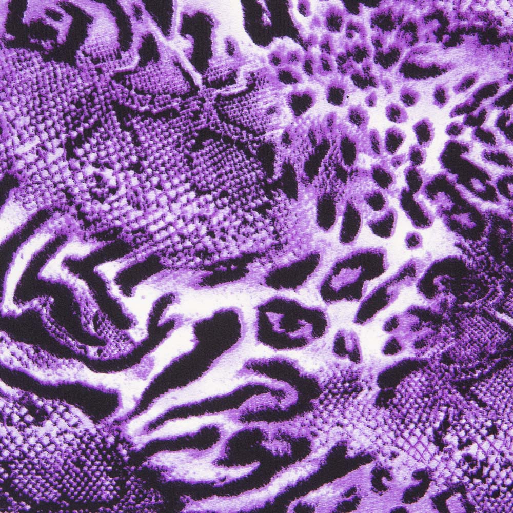 Crêpe Animal Print Lilas - Ribes y Casals