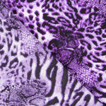 Crêpe Animal Print Lilas - Ribes y Casals