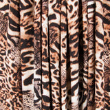 Crêpe Animal Print Marron - Ribes y Casals