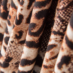 Crêpe Animal Print Marron - Ribes y Casals