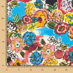 Crêpe Fin Peinture Bleu - Ribes y Casals