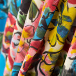 Crêpe Fin Peinture Bleu - Ribes y Casals