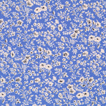 Crêpe Floral Fond Bleu - Ribes y Casals