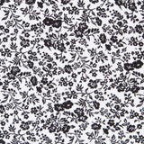 Crêpe Floral Fond Blanc - Ribes y Casals