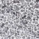 Crêpe Floral Fond Blanc - Ribes y Casals